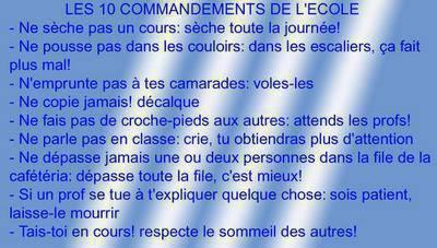 Le règlement interieur!!!!!